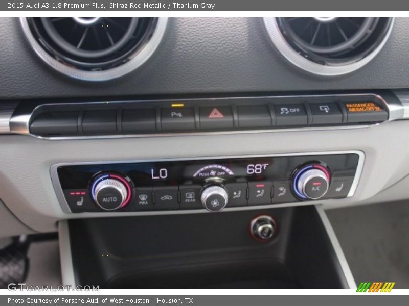 Shiraz Red Metallic / Titanium Gray 2015 Audi A3 1.8 Premium Plus