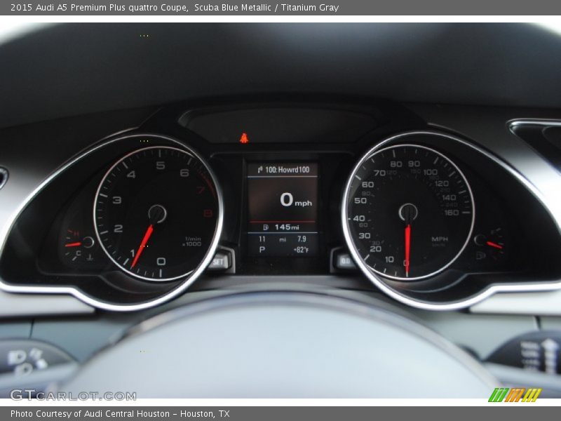  2015 A5 Premium Plus quattro Coupe Premium Plus quattro Coupe Gauges