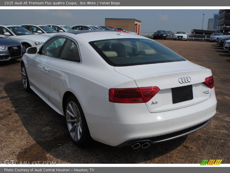 Ibis White / Velvet Beige 2015 Audi A5 Premium Plus quattro Coupe