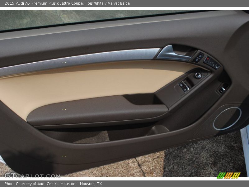 Ibis White / Velvet Beige 2015 Audi A5 Premium Plus quattro Coupe
