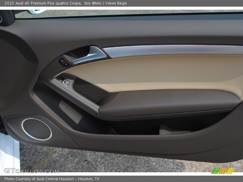 Ibis White / Velvet Beige 2015 Audi A5 Premium Plus quattro Coupe