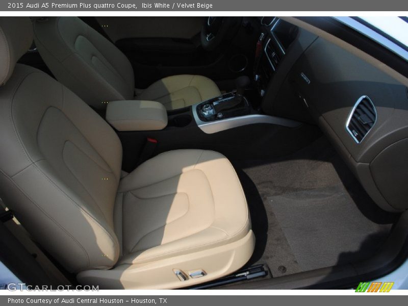 Ibis White / Velvet Beige 2015 Audi A5 Premium Plus quattro Coupe