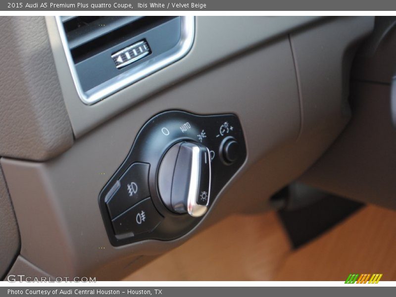 Ibis White / Velvet Beige 2015 Audi A5 Premium Plus quattro Coupe