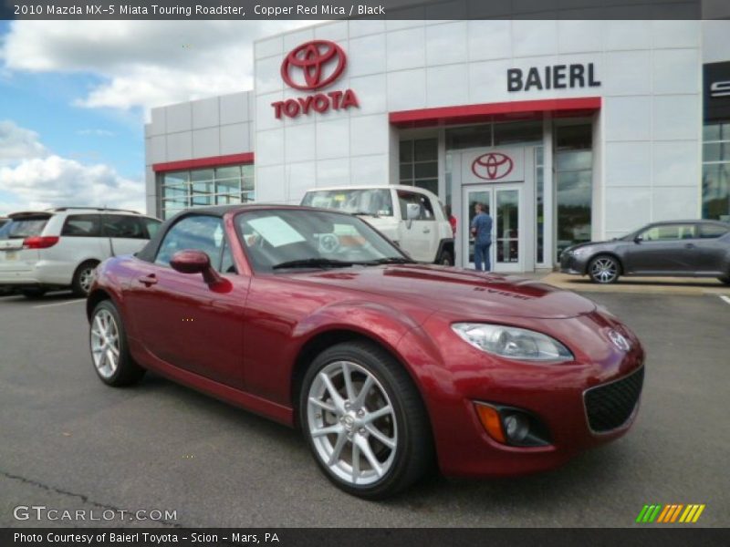 Copper Red Mica / Black 2010 Mazda MX-5 Miata Touring Roadster