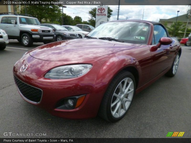 Copper Red Mica / Black 2010 Mazda MX-5 Miata Touring Roadster