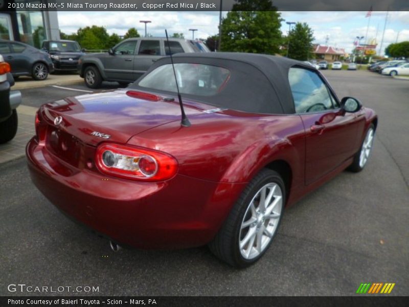 Copper Red Mica / Black 2010 Mazda MX-5 Miata Touring Roadster