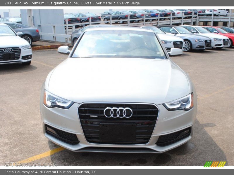 Cuvee Silver Metallic / Velvet Beige 2015 Audi A5 Premium Plus quattro Coupe