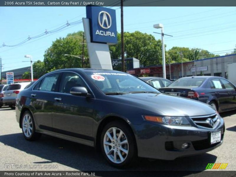 Carbon Gray Pearl / Quartz Gray 2006 Acura TSX Sedan