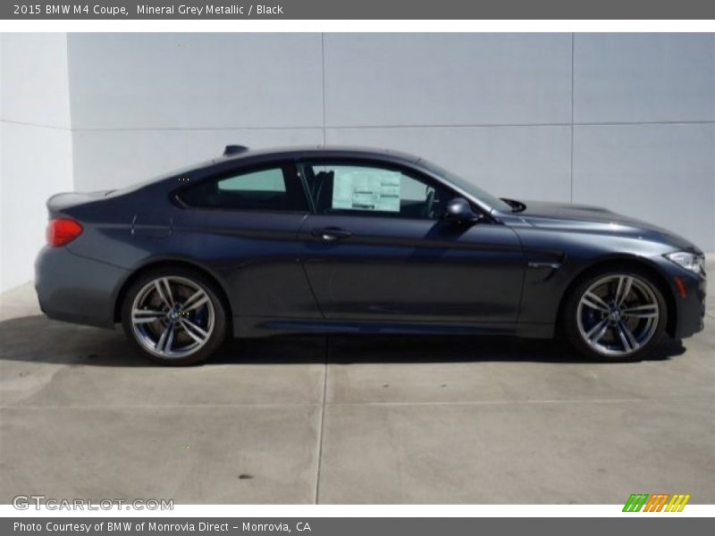 Mineral Grey Metallic / Black 2015 BMW M4 Coupe
