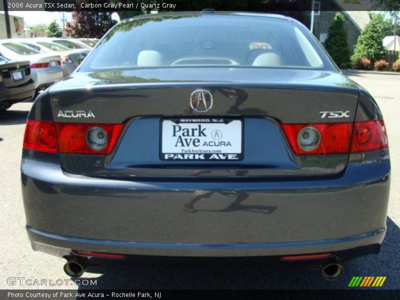 Carbon Gray Pearl / Quartz Gray 2006 Acura TSX Sedan