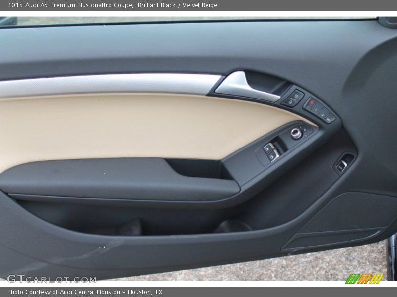 Brilliant Black / Velvet Beige 2015 Audi A5 Premium Plus quattro Coupe