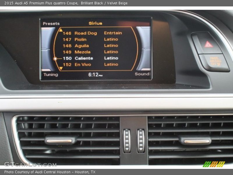 Brilliant Black / Velvet Beige 2015 Audi A5 Premium Plus quattro Coupe