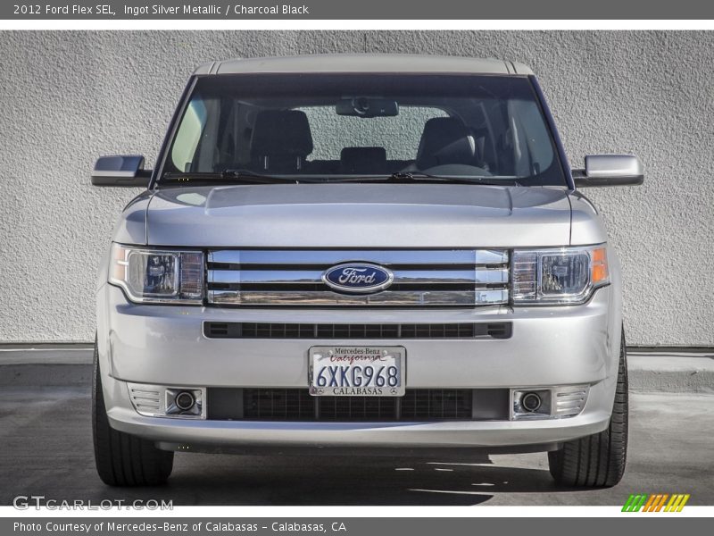 Ingot Silver Metallic / Charcoal Black 2012 Ford Flex SEL
