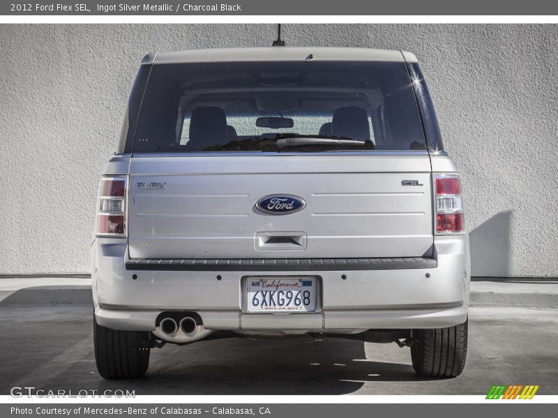 Ingot Silver Metallic / Charcoal Black 2012 Ford Flex SEL