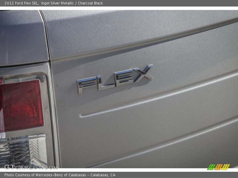 Ingot Silver Metallic / Charcoal Black 2012 Ford Flex SEL