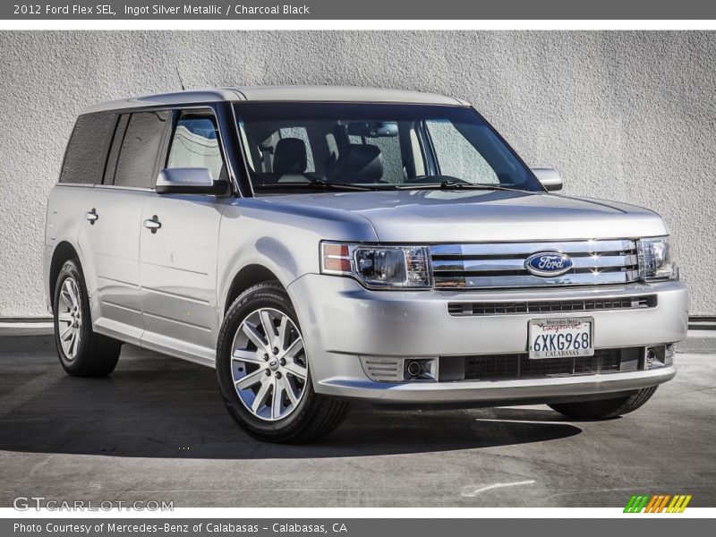Ingot Silver Metallic / Charcoal Black 2012 Ford Flex SEL