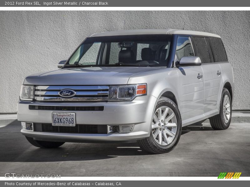 Ingot Silver Metallic / Charcoal Black 2012 Ford Flex SEL