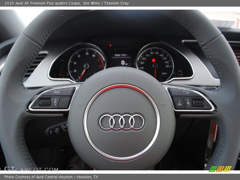  2015 A5 Premium Plus quattro Coupe Steering Wheel