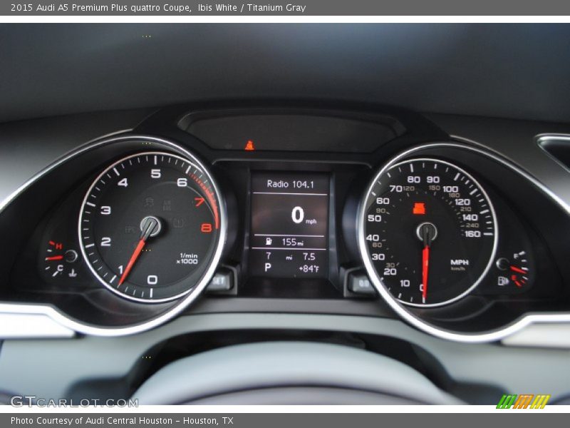  2015 A5 Premium Plus quattro Coupe Premium Plus quattro Coupe Gauges