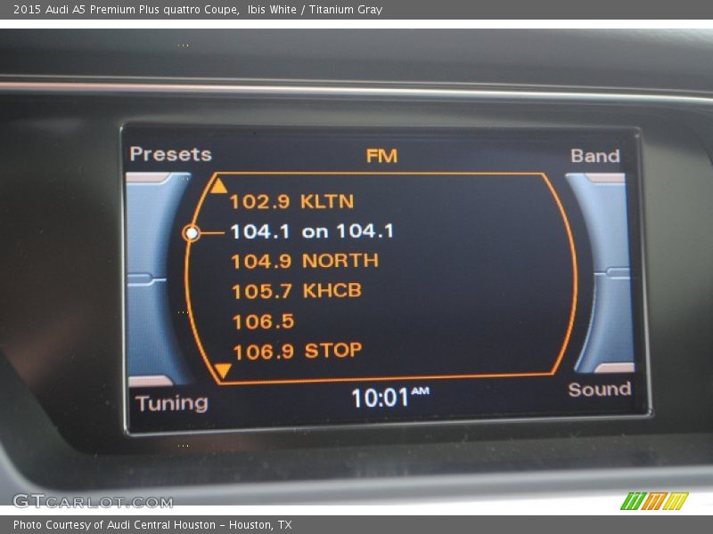 Ibis White / Titanium Gray 2015 Audi A5 Premium Plus quattro Coupe