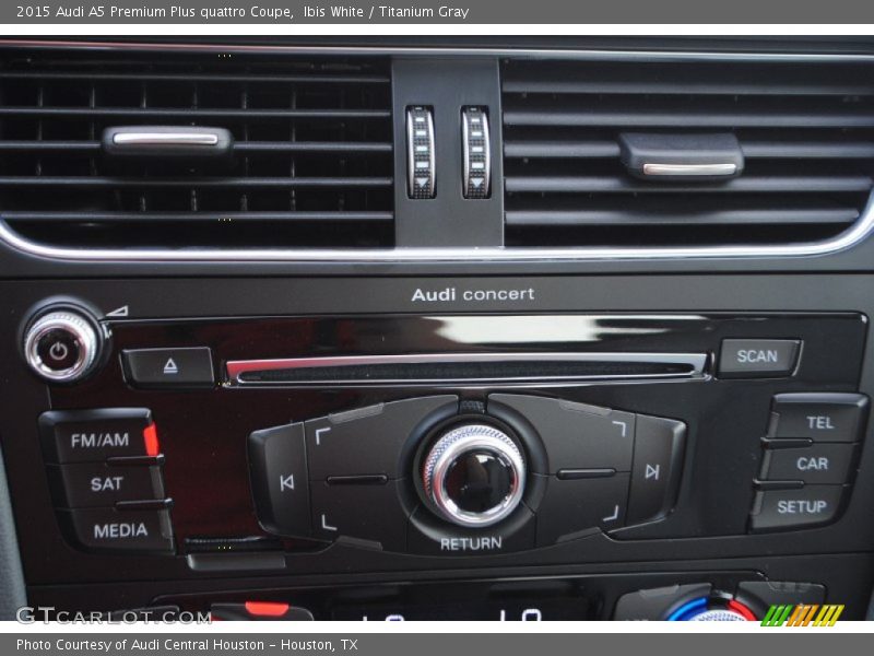 Controls of 2015 A5 Premium Plus quattro Coupe