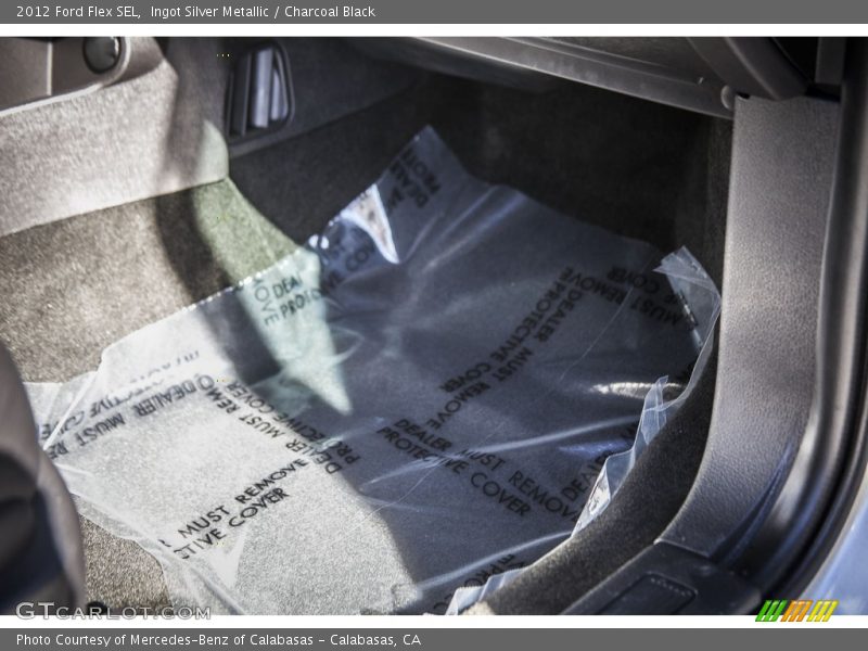 Ingot Silver Metallic / Charcoal Black 2012 Ford Flex SEL