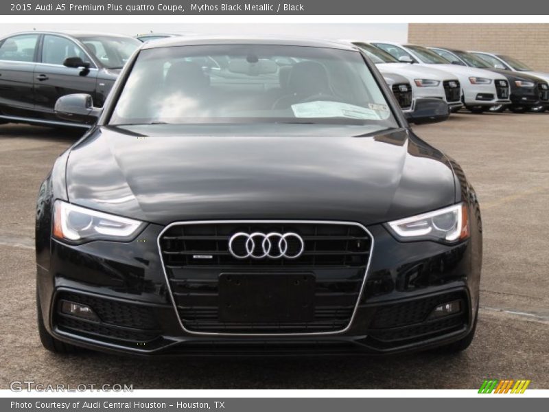 Mythos Black Metallic / Black 2015 Audi A5 Premium Plus quattro Coupe