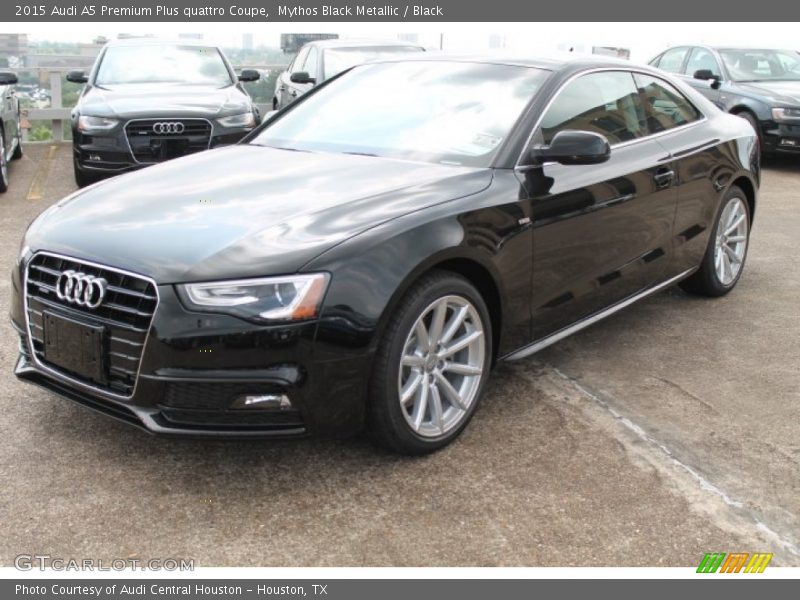Mythos Black Metallic / Black 2015 Audi A5 Premium Plus quattro Coupe