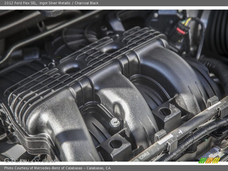 Ingot Silver Metallic / Charcoal Black 2012 Ford Flex SEL