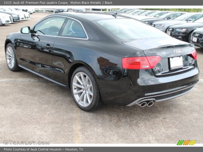 Mythos Black Metallic / Black 2015 Audi A5 Premium Plus quattro Coupe