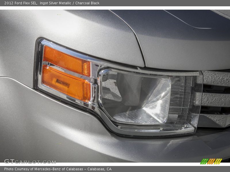 Ingot Silver Metallic / Charcoal Black 2012 Ford Flex SEL