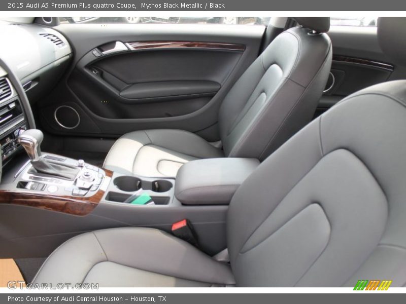 Mythos Black Metallic / Black 2015 Audi A5 Premium Plus quattro Coupe