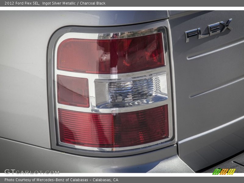 Ingot Silver Metallic / Charcoal Black 2012 Ford Flex SEL