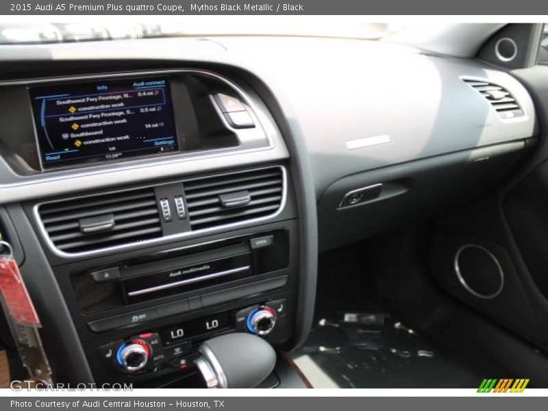 Mythos Black Metallic / Black 2015 Audi A5 Premium Plus quattro Coupe