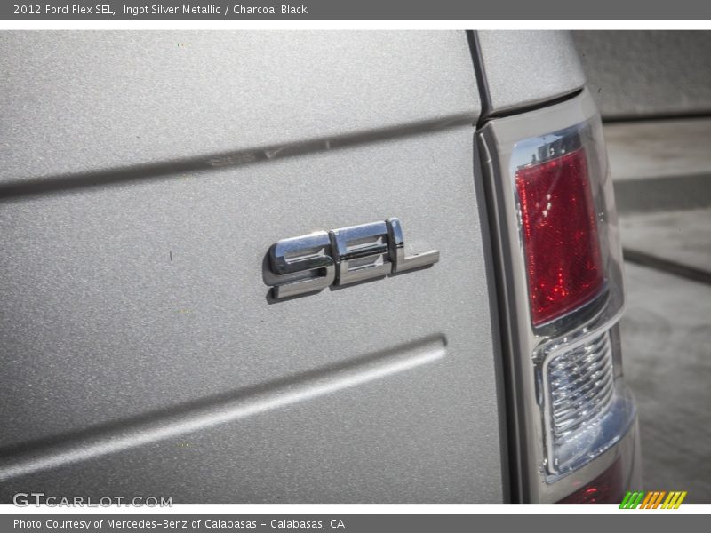 Ingot Silver Metallic / Charcoal Black 2012 Ford Flex SEL