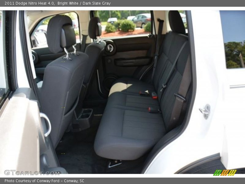 Bright White / Dark Slate Gray 2011 Dodge Nitro Heat 4.0