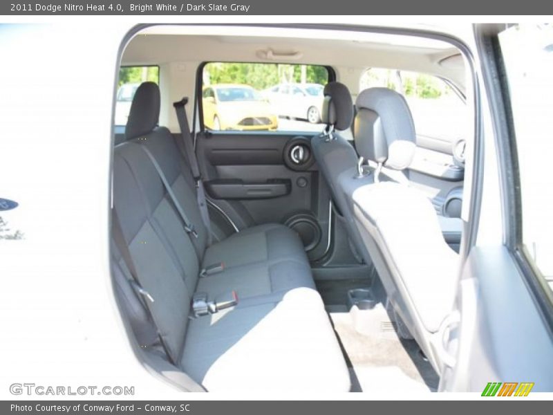 Bright White / Dark Slate Gray 2011 Dodge Nitro Heat 4.0