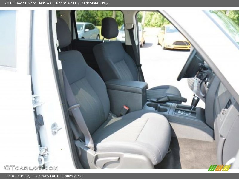 Bright White / Dark Slate Gray 2011 Dodge Nitro Heat 4.0