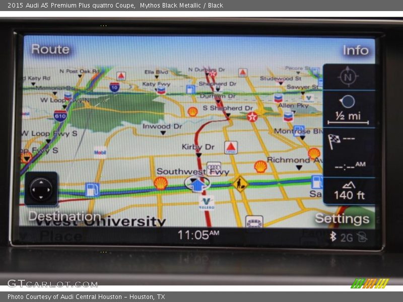 Navigation of 2015 A5 Premium Plus quattro Coupe