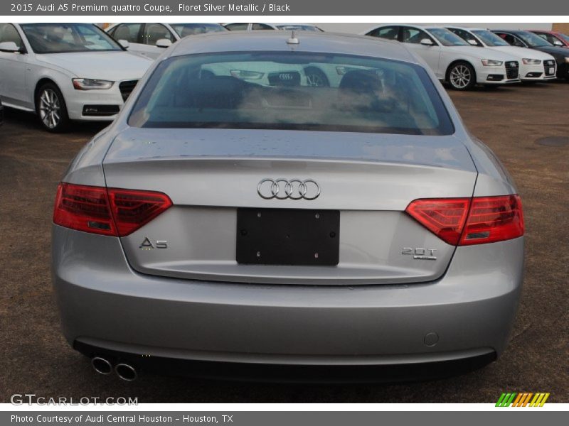 Floret Silver Metallic / Black 2015 Audi A5 Premium quattro Coupe