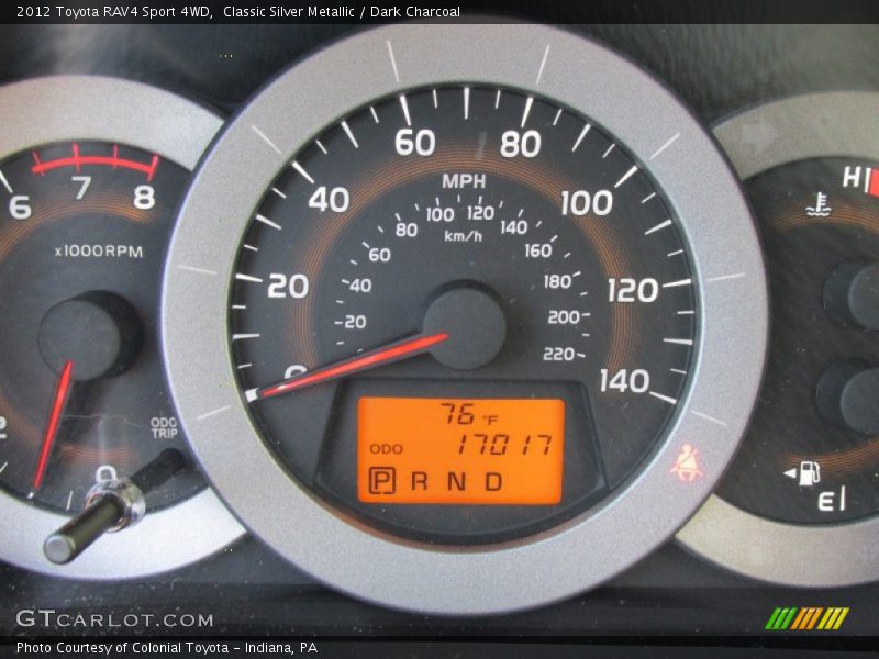 Classic Silver Metallic / Dark Charcoal 2012 Toyota RAV4 Sport 4WD