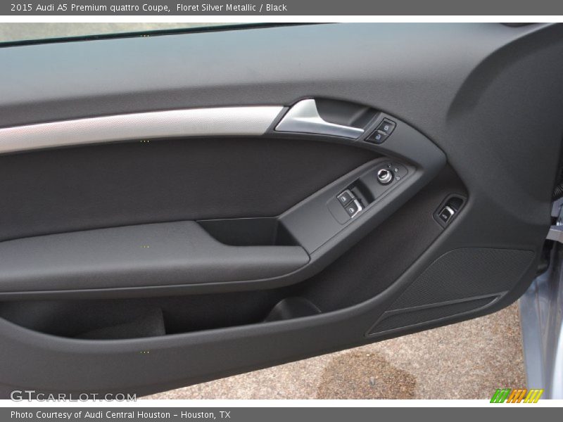 Floret Silver Metallic / Black 2015 Audi A5 Premium quattro Coupe