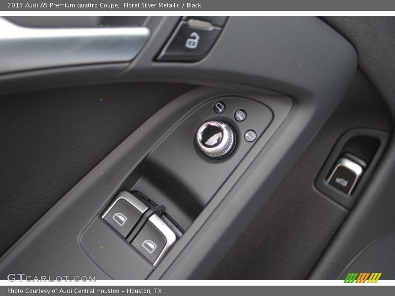 Floret Silver Metallic / Black 2015 Audi A5 Premium quattro Coupe