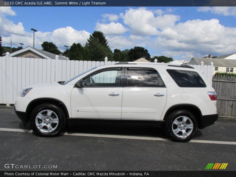  2010 Acadia SLE AWD Summit White