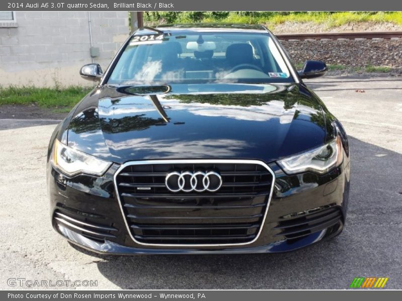 Brilliant Black / Black 2014 Audi A6 3.0T quattro Sedan