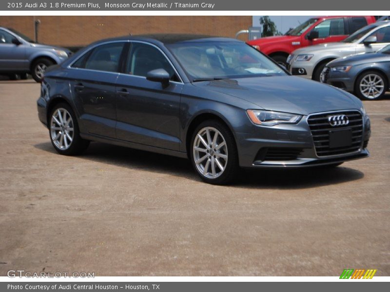 Monsoon Gray Metallic / Titanium Gray 2015 Audi A3 1.8 Premium Plus