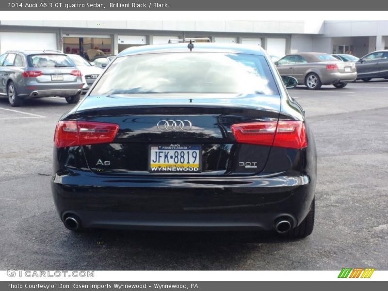 Brilliant Black / Black 2014 Audi A6 3.0T quattro Sedan