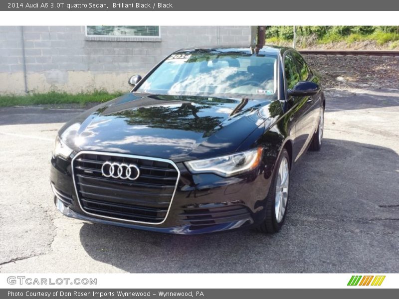 Brilliant Black / Black 2014 Audi A6 3.0T quattro Sedan
