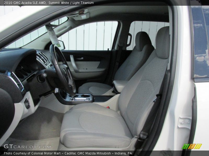 Summit White / Light Titanium 2010 GMC Acadia SLE AWD