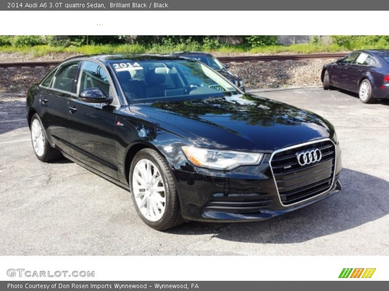 Brilliant Black / Black 2014 Audi A6 3.0T quattro Sedan